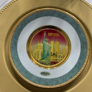 Chokin Decorative Plate of New York